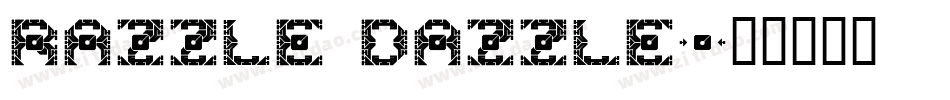 Razzle Dazzle字体转换
